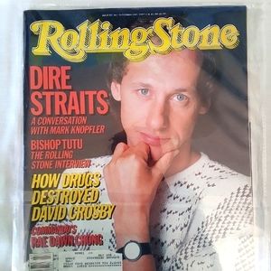 Vintage Rolling Stone Magazine #461 November 25th 1985 Mark Knopfler Dire Strait